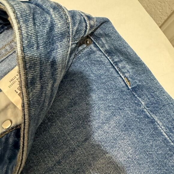 DL1961 Distressed Denim Jean Cut Off Shorts Karlie Boyfriend Shorts 28 - Picture 8 of 12